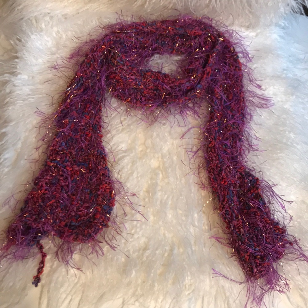 Purple scarf